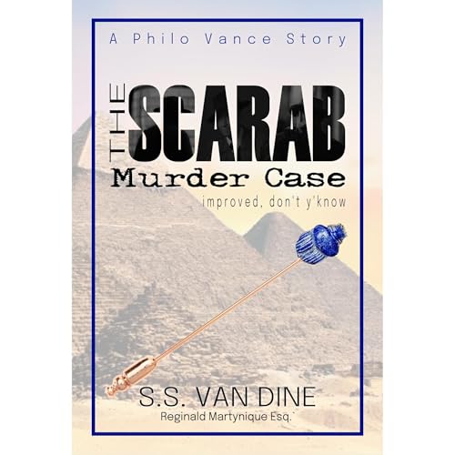 Cover of The Scarab Murder Case improved, don’t y'know