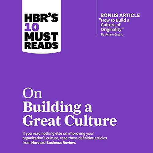 Cover of HBRs 10 Must Reads on Building a Great Culture