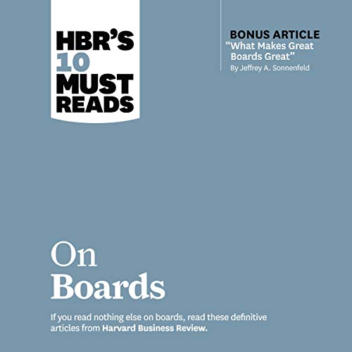 Cover of HBR's 10 Must Reads on Boards