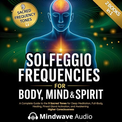 Cover of Solfeggio Frequencies for Body, Mind & Spirit