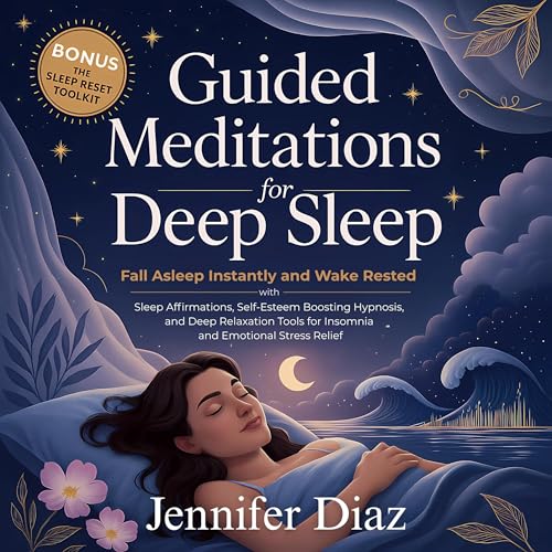Cover of Guided Meditations for Deep Sleep