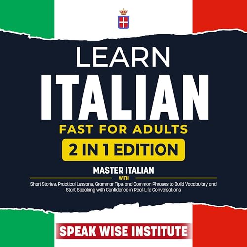 Cover of Learn Italian Fast for Adults