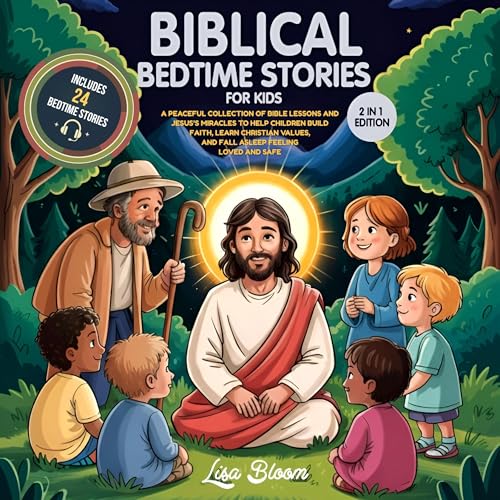 Cover of Biblical Bedtime Stories for Kids