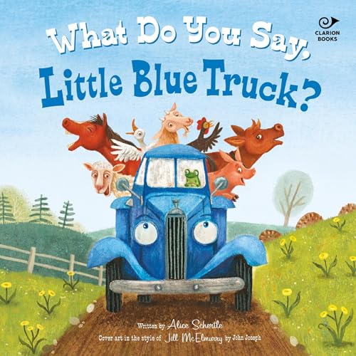 Cover of What Do You Say, Little Blue Truck? Sound Book