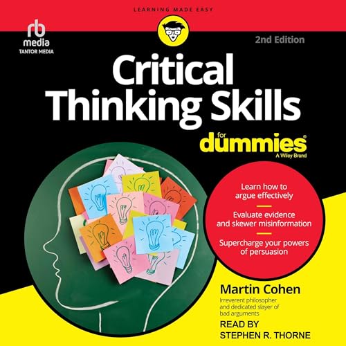 Cover of Critical Thinking Skills for Dummies (2nd Edition)