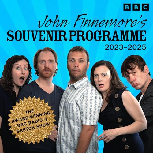 Cover of John Finnemore’s Souvenir Programme: 2023-2025