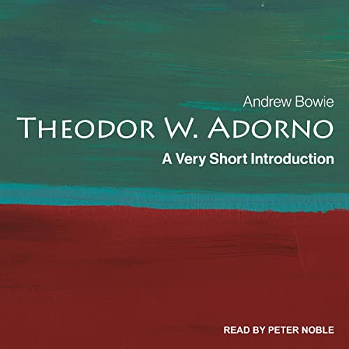 Cover of Theodor Adorno