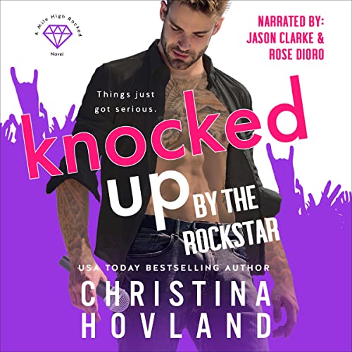 Cover of Knocked Up by the Rockstar
