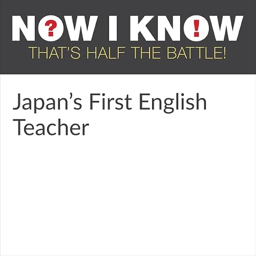 Cover of Japan's First English Teacher