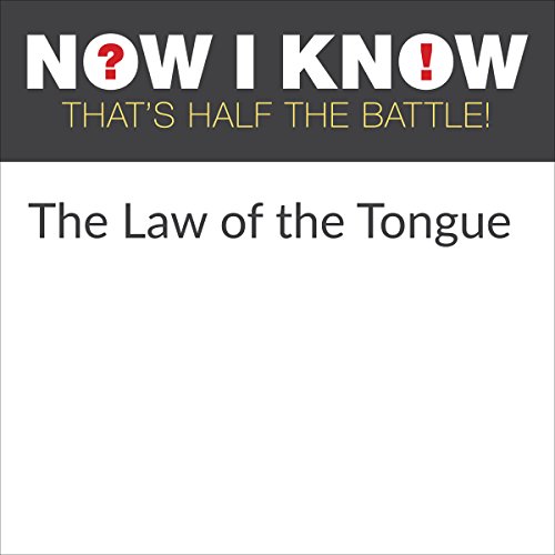 Cover of The Law of the Tongue