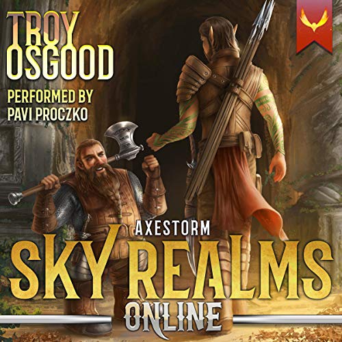 Cover of Axestorm: Sky Realms Online, Book 3