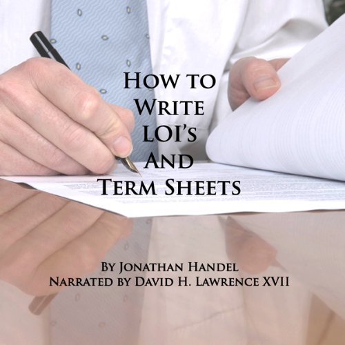 Cover of How to Write LOI's and Term Sheets