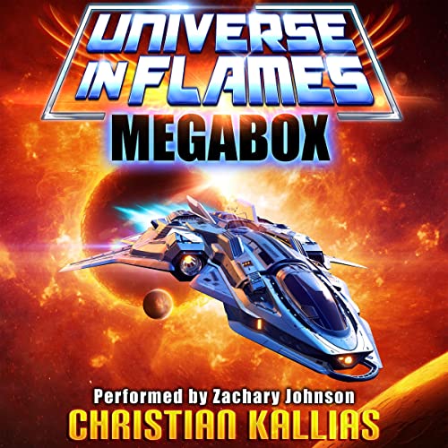 Cover of Universe in Flames Megabox- Ultimate 7-Book Box Set