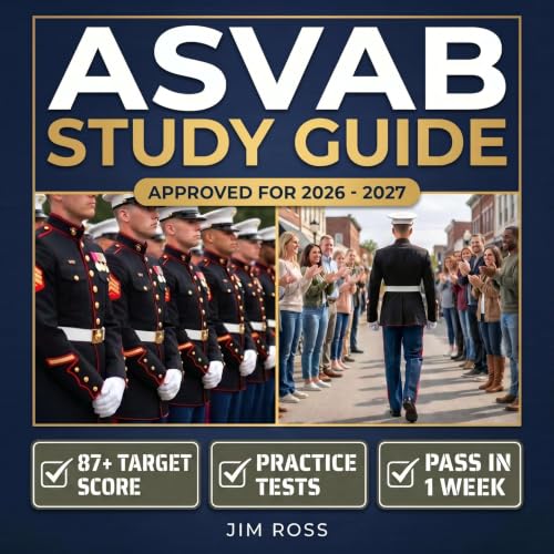 Cover of ASVAB Study Guide 2026-2027
