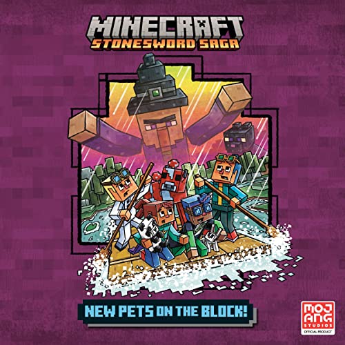 Cover of New Pets on the Block! (Minecraft Stonesword Saga #3)