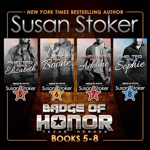 Cover of Badge of Honor: Texas Heroes Box Set 2, Books 5-8