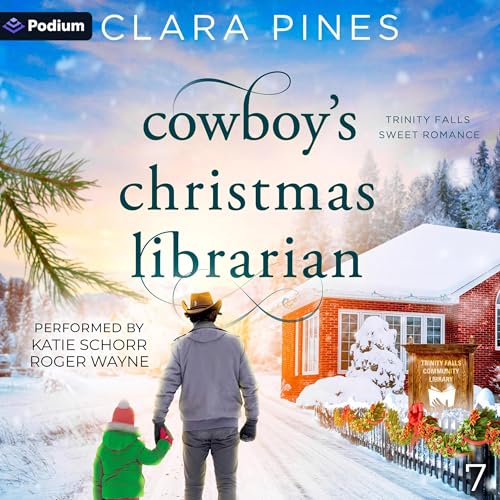 Cover of Cowboy's Christmas Librarian