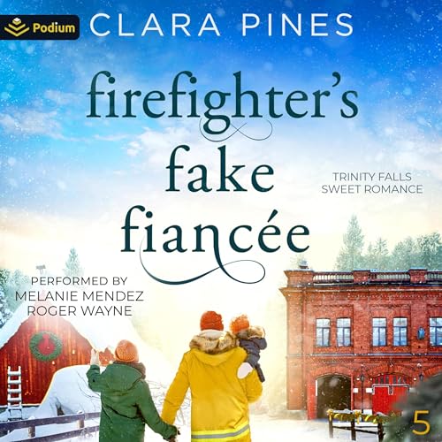 Cover of Firefighter's Fake Fiancée