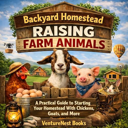 Cover of Backyard Homestead Raising Farm Animals