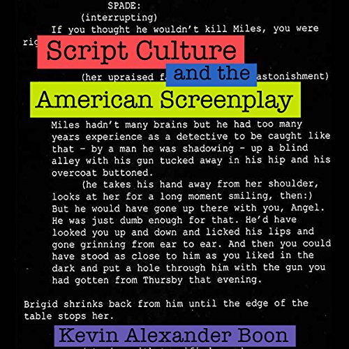 Cover of Script Culture and the American Screenplay