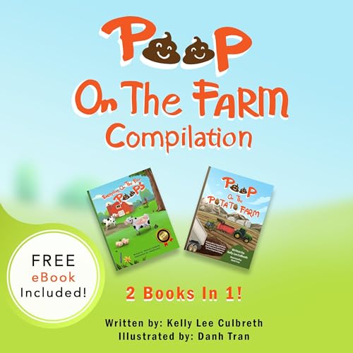 Cover of Poop on the Farm Compilation: Two Books in One