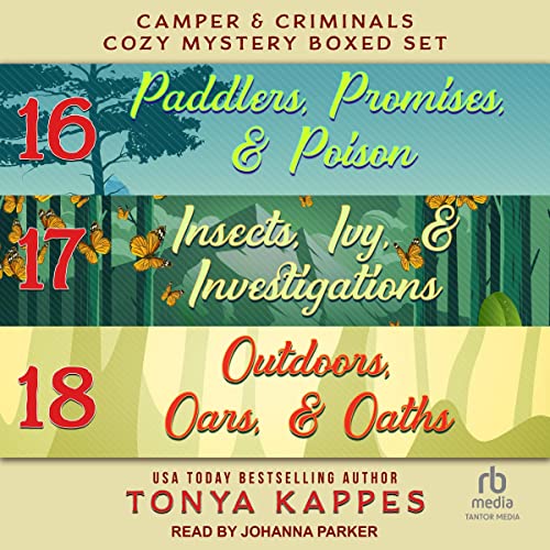 Cover of Camper and Criminals Cozy Mystery Boxed Set, Books 16-18