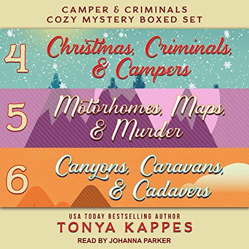 Cover of Camper and Criminals Cozy Mystery Boxed Set, Books 4-6