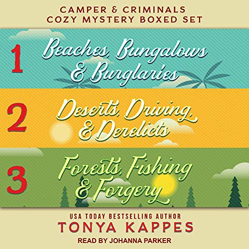 Cover of Camper and Criminals Cozy Mystery Boxed Set, Books 1-3