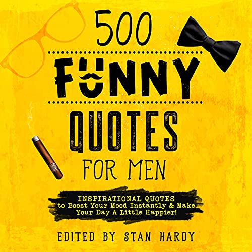 Cover of 500 Funny Quotes for Men