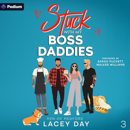 Cover of Stuck with My Boss Daddies