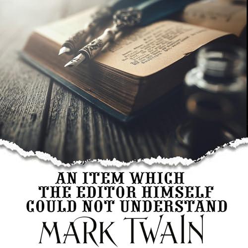 Cover of An Item Which the Editor Himself Could Not Understand