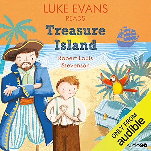 Cover of Luke Evans reads Treasure Island