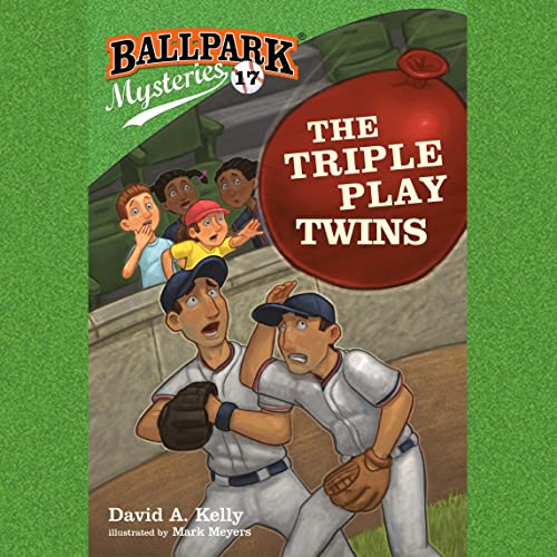 Cover of Ballpark Mysteries #17: The Triple Play Twins