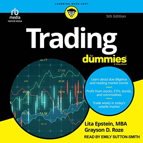 Cover of Trading for Dummies (5th Edition)