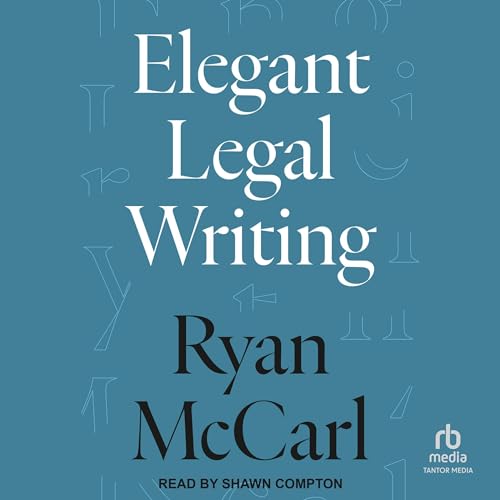 Cover of Elegant Legal Writing