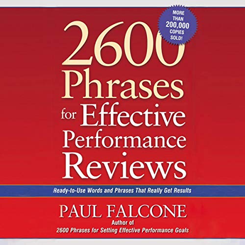 Cover of 2600 Phrases for Effective Performance Reviews