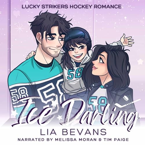 Cover of Ice Darling: A Single Dad Hockey Romance