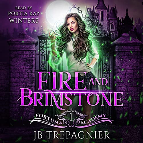 Cover of Fire and Brimstone: A Reverse Harem Paranormal Academy Romance