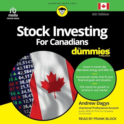 Cover of Stock Investing for Canadians for Dummies, 6th Edition