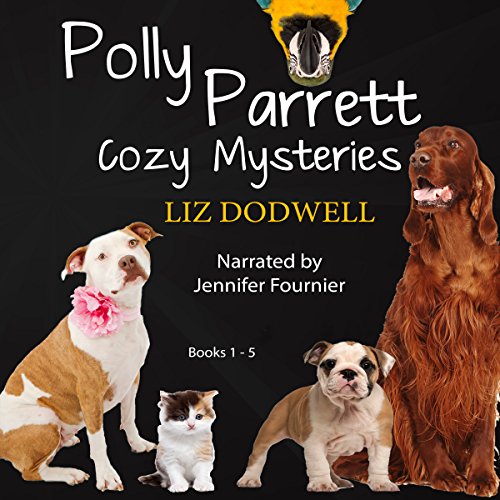 Cover of Polly Parrett Pet-Sitter Cozy Mysteries Collection (5-Books-in-1): Doggone Christmas, The Christmas Kitten, Bird Brain, Seeing Red, The Christmas Puppy