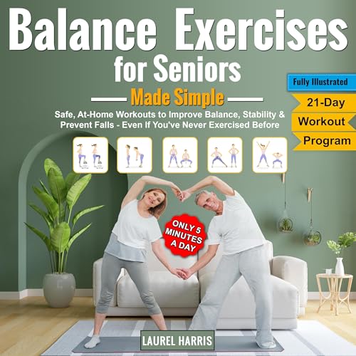 Cover of Balance Exercises for Seniors Made Simple