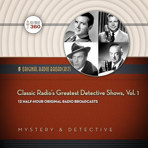 Cover of Classic Radio's Greatest Detective Shows, Vol. 1