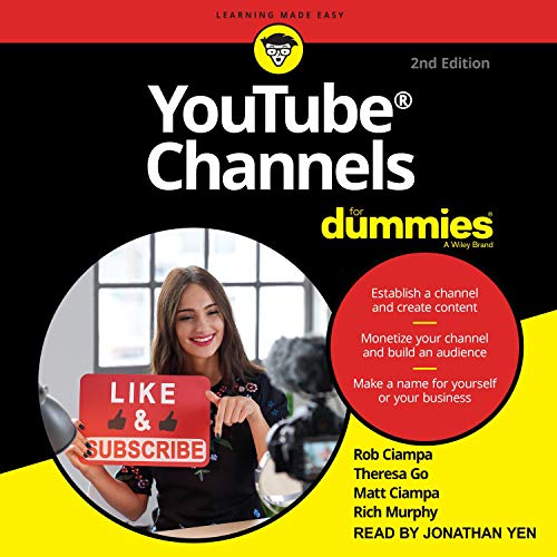 Cover of YouTube Channels for Dummies (2nd Edition)