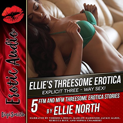 Cover of Ellie's Threesome Erotica: Explicit Three-Way Sex!