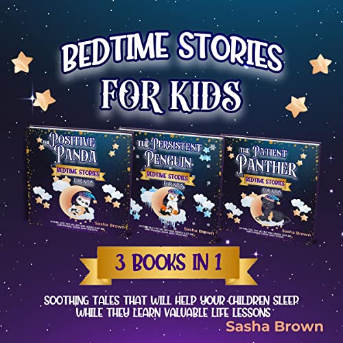Cover of Bedtime Stories for Kids: 3 Books in 1