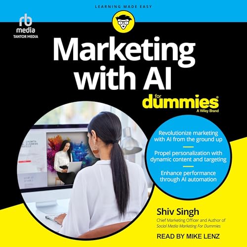 Cover of Marketing with AI for Dummies