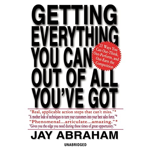 Cover of Getting Everything You Can Out of All You've Got