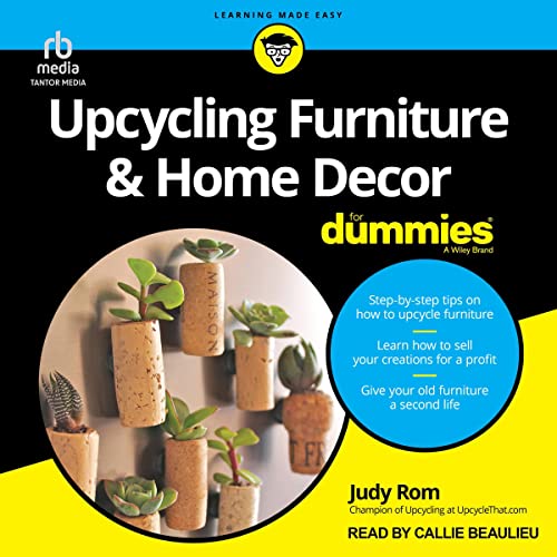 Cover of Upcycling Furniture & Home Decor For Dummies