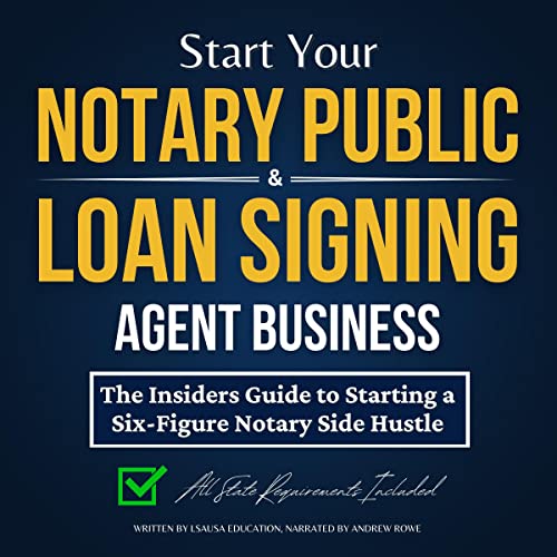 Cover of Start Your Notary Public & Loan Signing Agent Business
