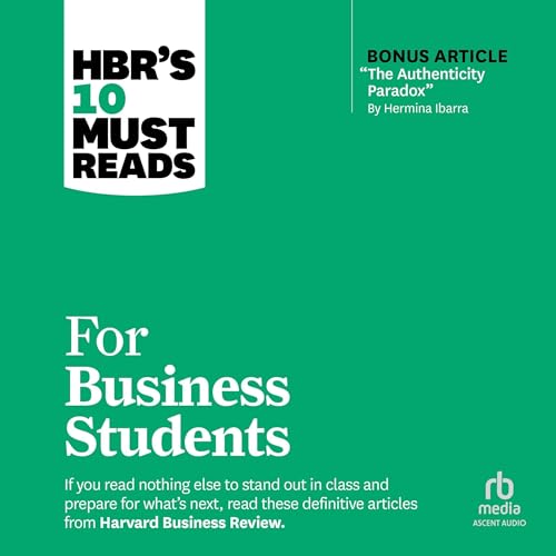 Cover of HBR's 10 Must Reads for Business Students